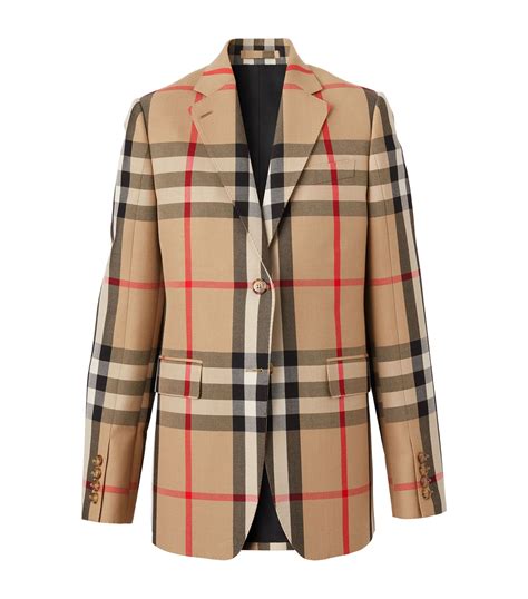 burberry blazers blend|Burberry check blazer.